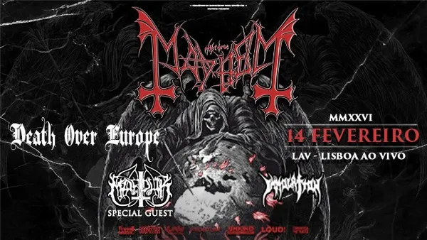 Mayhem +Marduk +Immolation | Death Over Europe '26