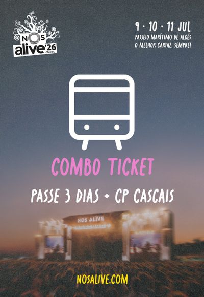 Cp Linha Cascais + Passe 3 Dias - 9, 10 E 11 Julho